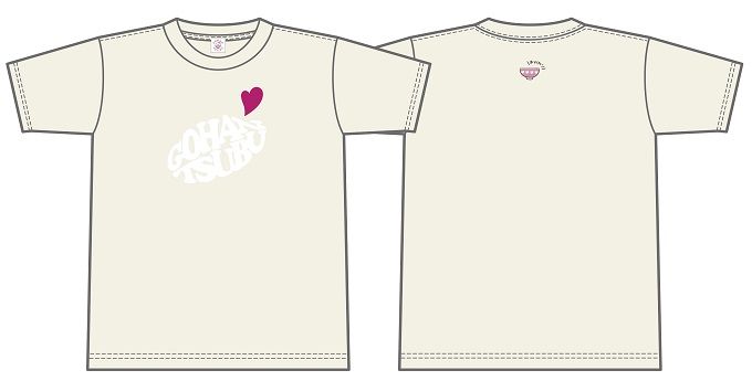 ： 『佐々木彩夏の０１００』 1周年記念 ごはんつぶTシャツ