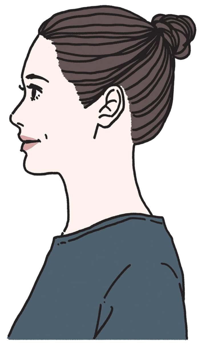 白髪が目立ちやすい部分