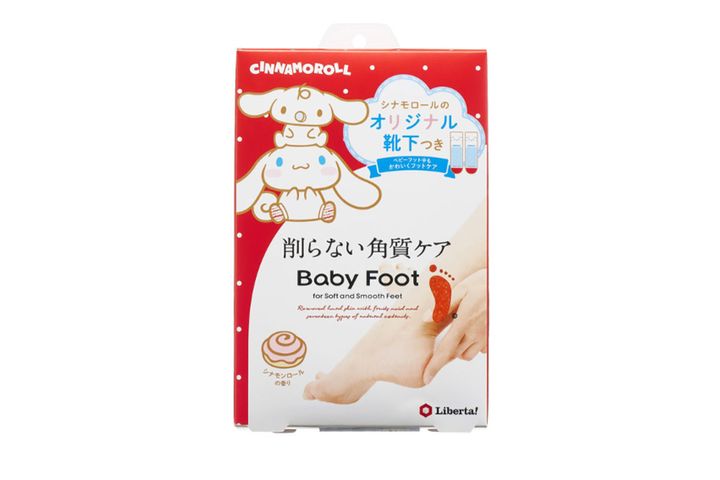 ベビーフット 60分タイプMサイズ シナモロール パッケージ／￥2,200（税込み）