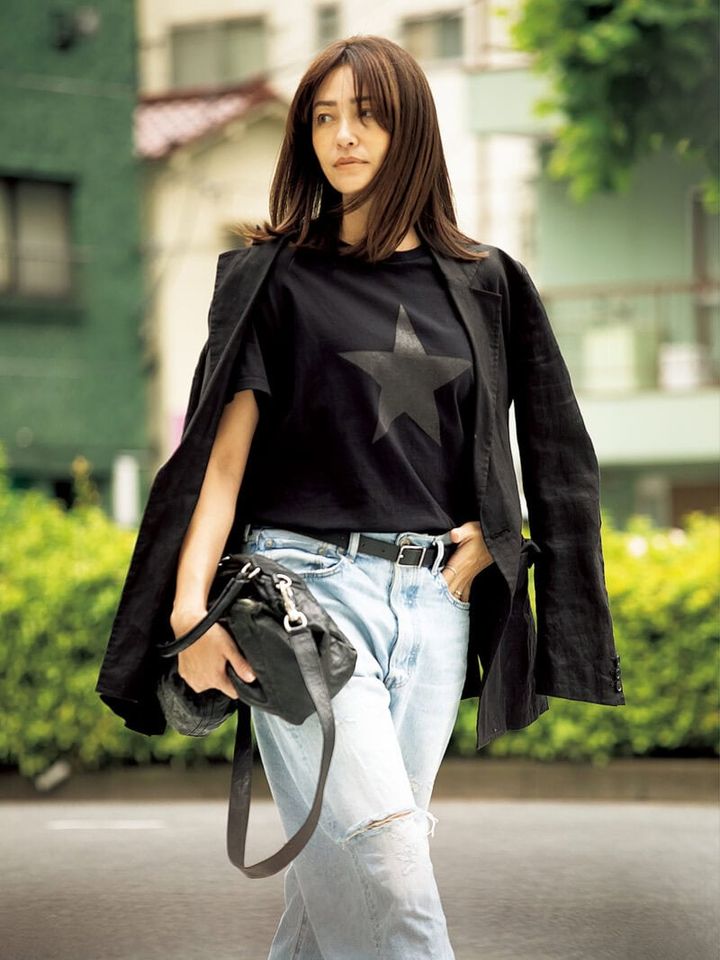 T-shirts／David Bowie JK／Ground Y Pants／Needby Heritage（Haunt Daikanyama） Bag／Givenchy