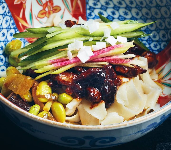 赤坂『月居 赤坂』の「炸醬面」