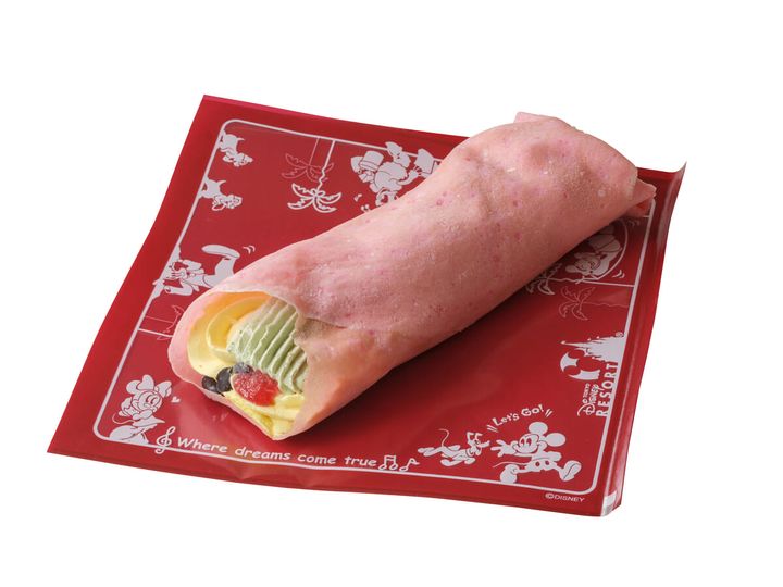 フローズンクレープ（ストロベリー＆ピスタチオホイップ）