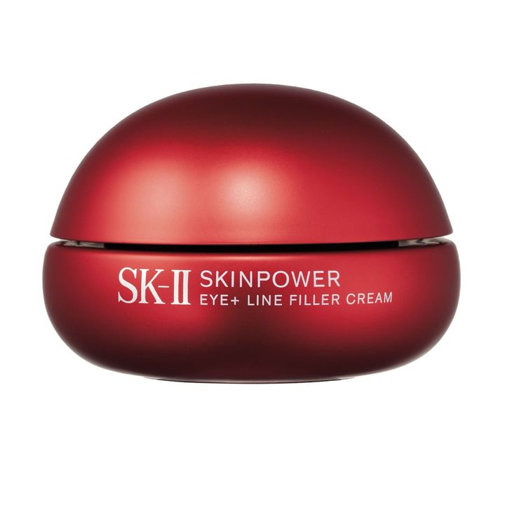 ハリの源となるプロテインに着目し、しぼみ感を狙い撃ち。スキンパワー アイ プラス ライン フィラー クリーム 15g ¥15,400(9 月 20 日発売)/SK‐Ⅱ お客様相談室