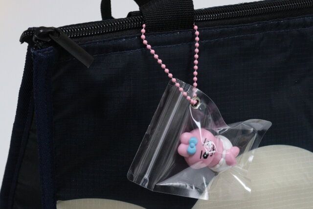 ジップバッグ2Pハトメ付 ボールチェーン