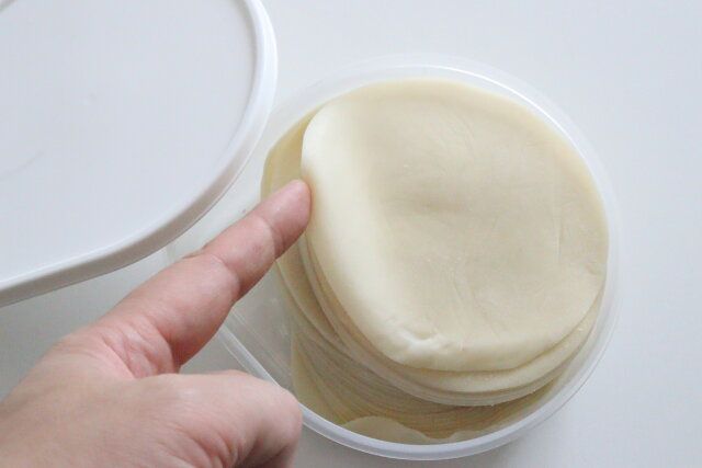 餃子の皮保存ケースW 使用例