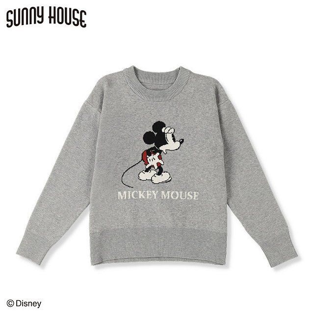 しまむらのミッキーマウスのニットプルオーバー