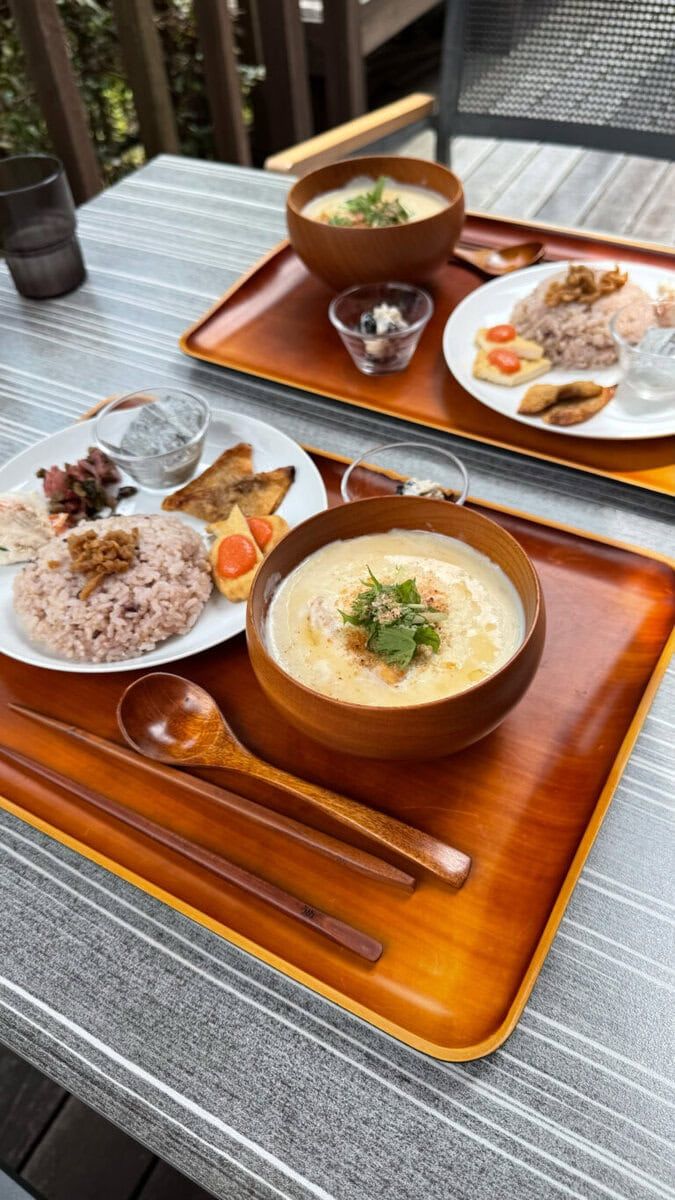 ランチで頼んだ豆乳スープランチ