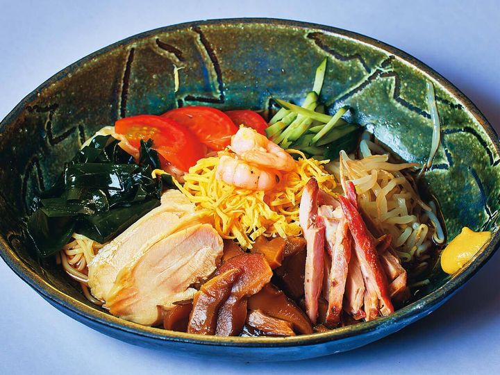 千歳烏山『らーめん梶原』の「冷やし中華」