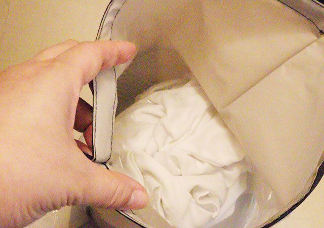 ダイソーのウォッシュバッグ 7Lで洗濯