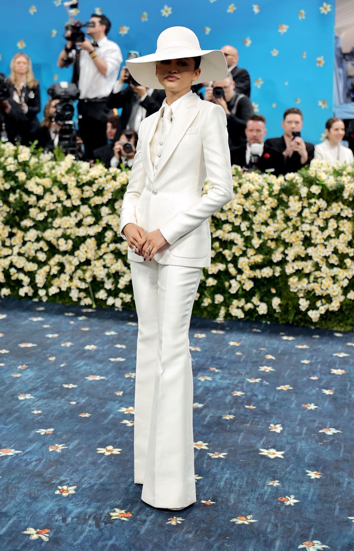 Zendaya attends the 2025 Met Gala.