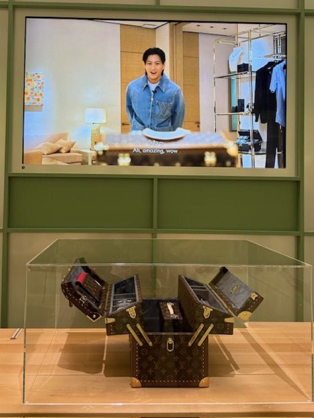 ルイ・ヴィトン『ビジョナリー・ジャーニー』展 平野紫耀さん特注トランク