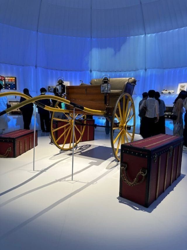 ルイ・ヴィトン『ビジョナリー・ジャーニー』展 モエ・シャンドンの婦人用馬車