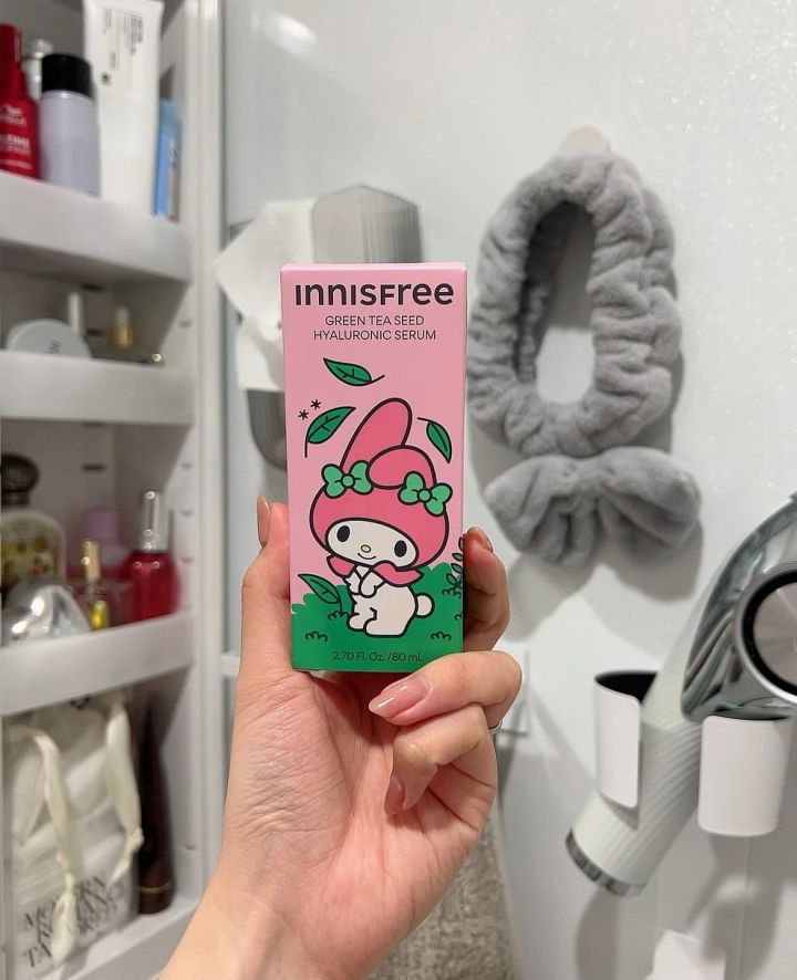マキア サンリオコラボコスメ Innisfree（イニスフリー）グリーンティーシード ヒアルロン セラム