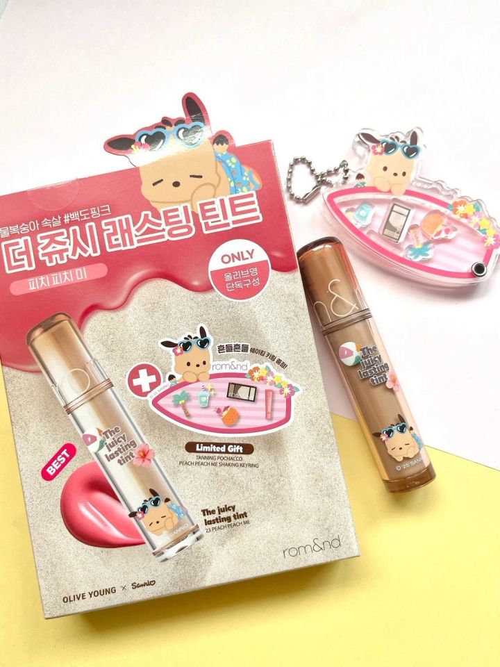 マキア サンリオコラボコスメ rom&nd（ロムアンド）ザ ジューシーラスティングティント