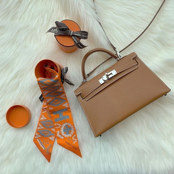 エルメスのケリーとツイリーカーフ