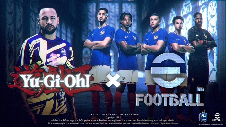 ◼️セットアップ◼️JORDAN◼️フランス◼️エムバペ◼️メッシ◼️ネイマール KONAMIがやった！「遊戯王×eFootball」の超コラボが実現