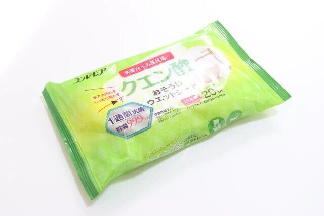 セリアの除菌99.9％ クエン酸シート 20枚1
