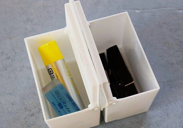 ダイソー フリーデスクボックス 04