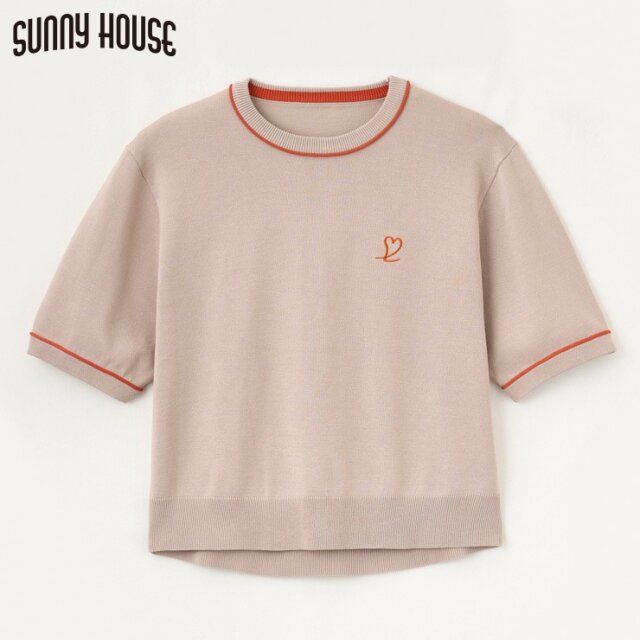 2025しまむら秋SUNNY HOUSE配色ニットT