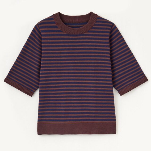 2025しまむら秋SUNNY HOUSEマルチボーダーニットT