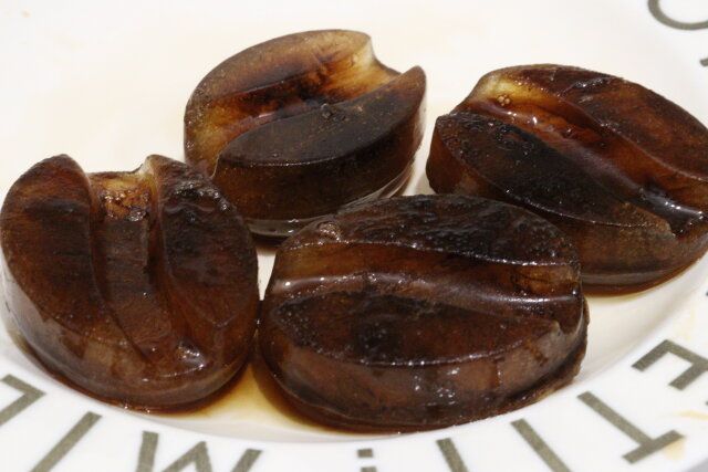 ダイソー アイストレー（4個、コーヒー豆） 仕上がり