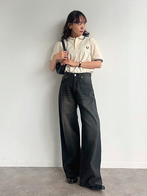 ワイドデニムコーデ2