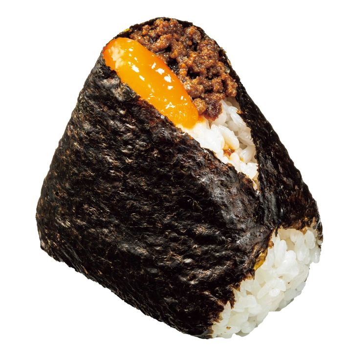 旨さ相盛おむすび 肉そぼろと卵黄