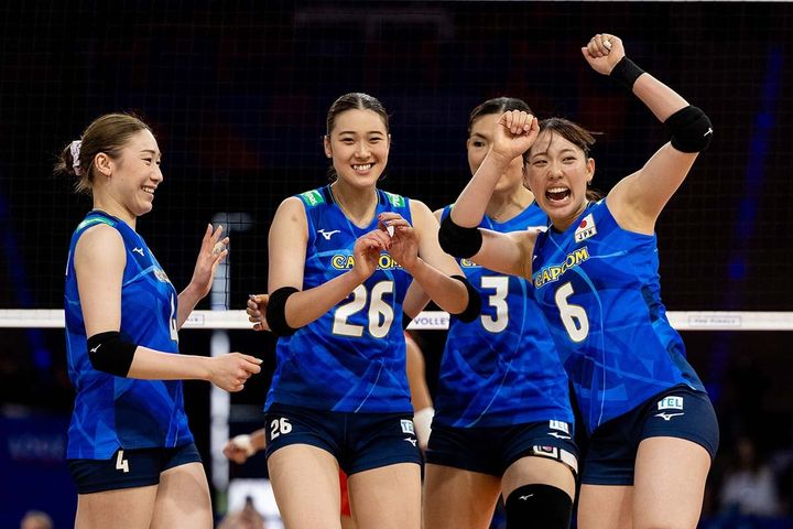 バレー女子日本代表（C）Getty Images