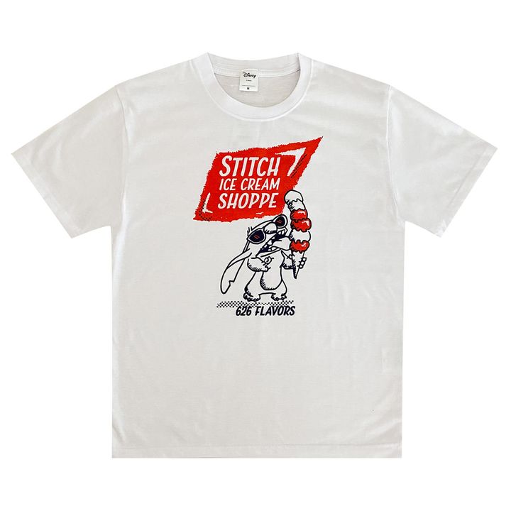 リロ＆スティッチ/Tシャツ/アイスクリーム（M）