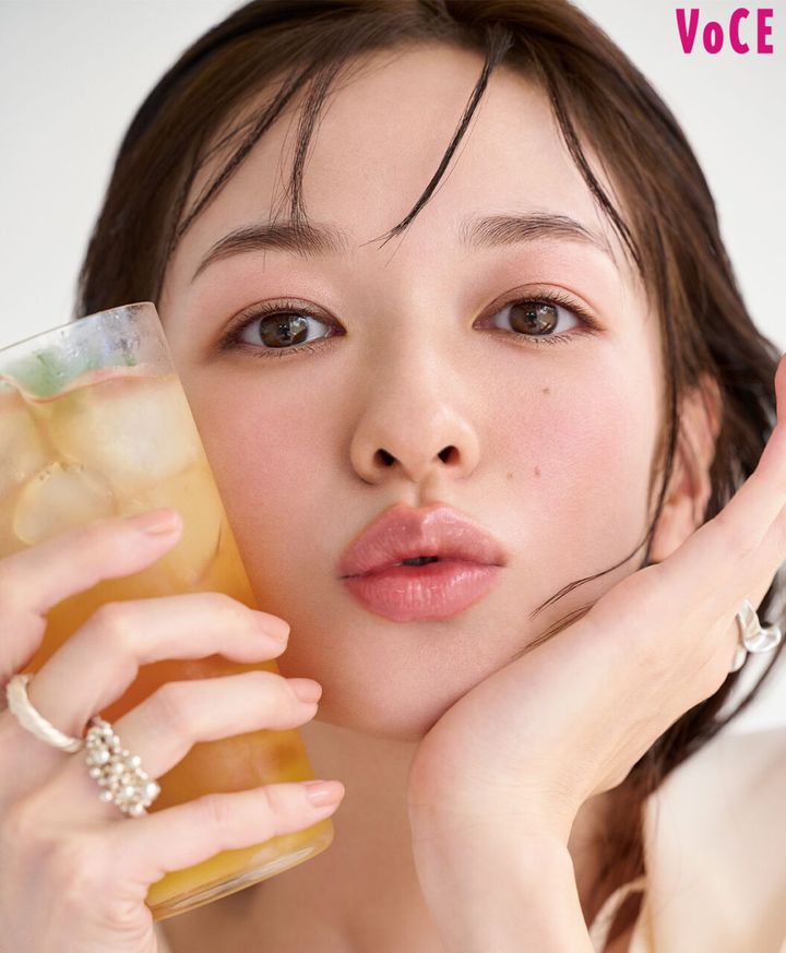 ほの甘ピーチティー顔メイクのイメージ1