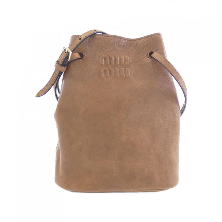 ミュウミュウのナッパレザー製バッグ