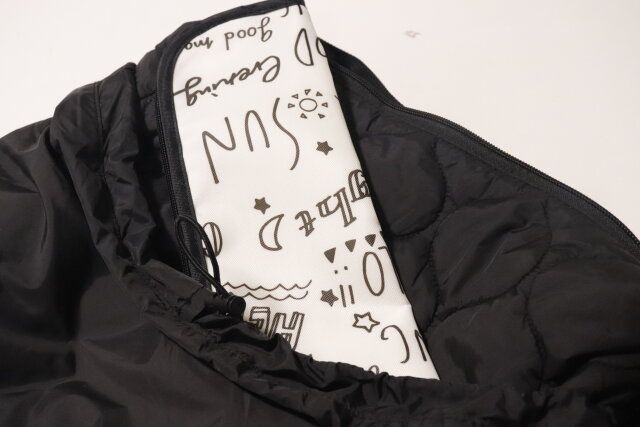 キルトショルダーバッグ ポケット