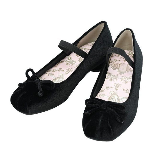 しまむら青木美沙子×NINA'Sコラボのリボンバレエシューズ