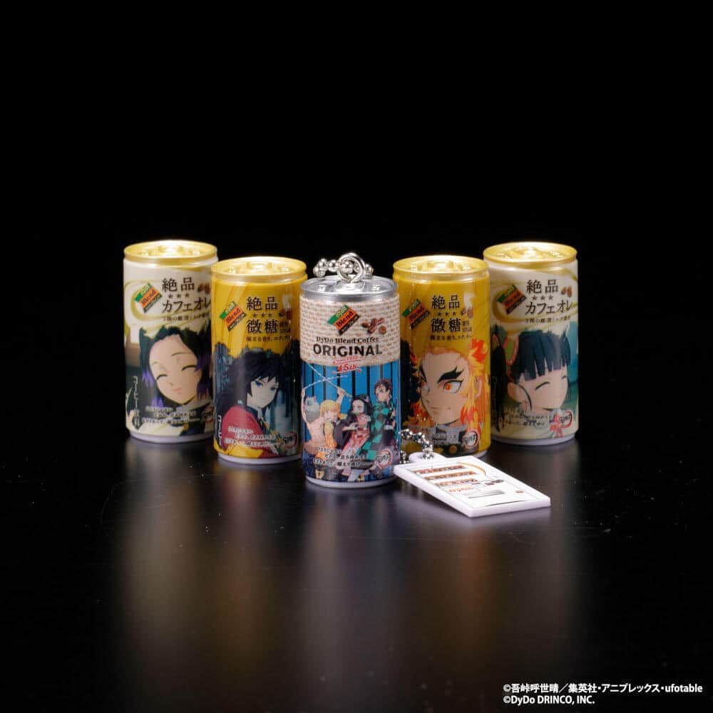 鬼滅の刃」×「ダイドー」コラボ「鬼滅缶」がミニチュアチャーム