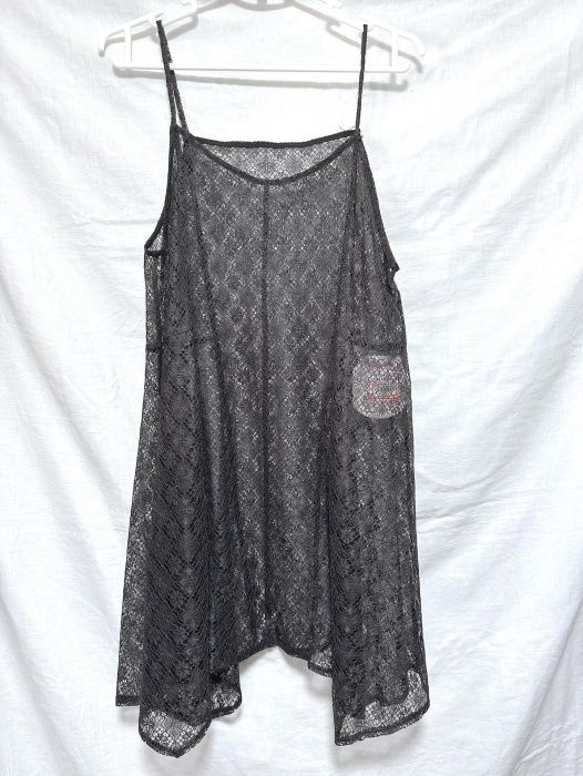 しまむら「レースレイヤードキャミワンピース」