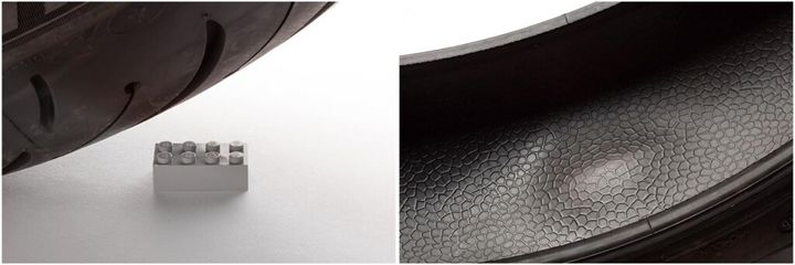 柔らかい構造のラジアルは凹凸に追従しやすい