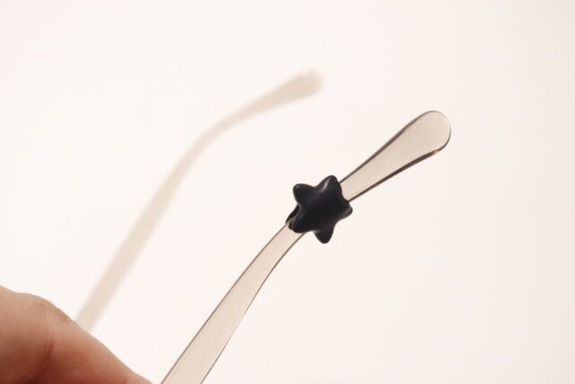 メガネストッパー（星） 使用例