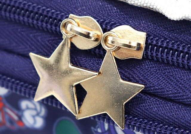 ディズニーパジャマパーティー圧縮収納ポーチ星型ファスナートップ