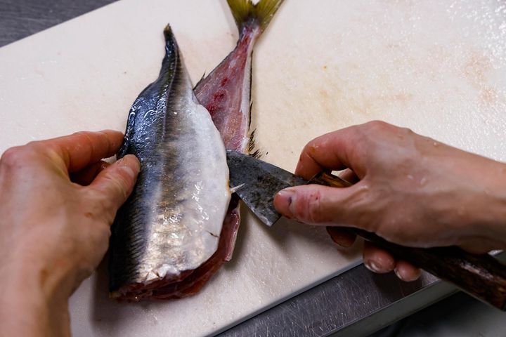 腹側も切り開く