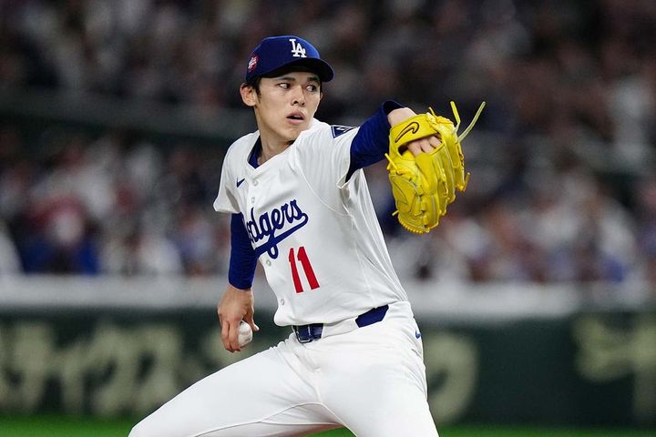 ドジャース・佐々木朗希（C）Getty Images
