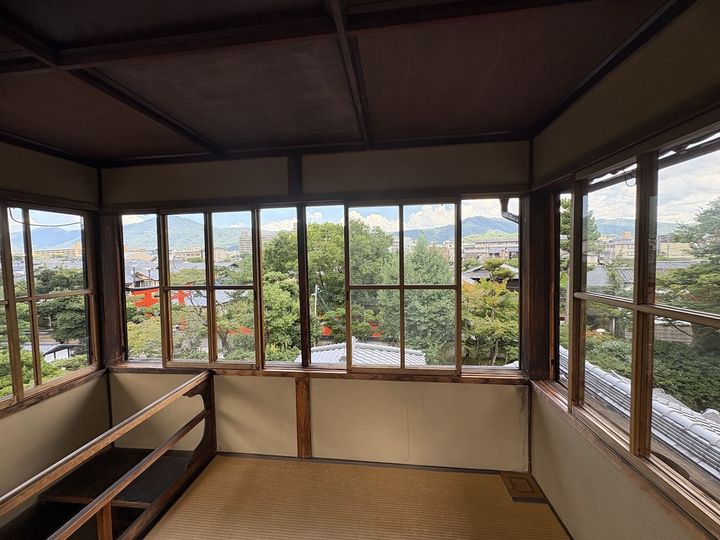 「旧三井家下鴨別邸」主屋3階の望楼 1