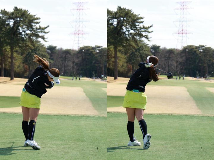 吉田鈴のスイングを解説！強烈なタメで飛距離を伸ばす