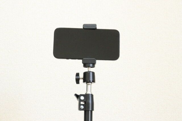 スチール製自立式一脚（1.2m） スマホ