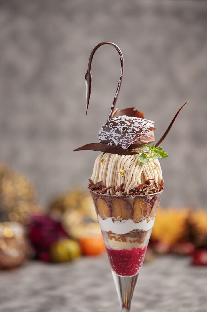 スワンパフェ～和栗モンブラン～