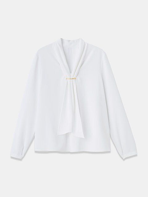 PLSTのUVカットメタルパーツブラウス