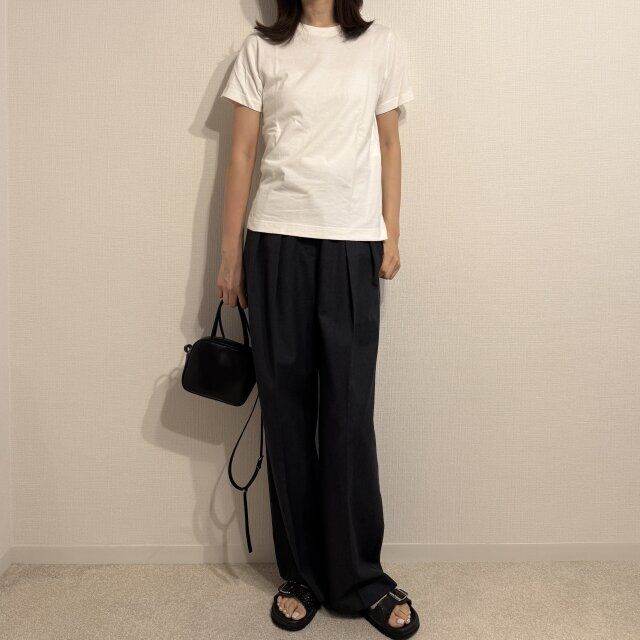 CREDONA ICHIGUN PANTS チャコールグレー NGコーデ