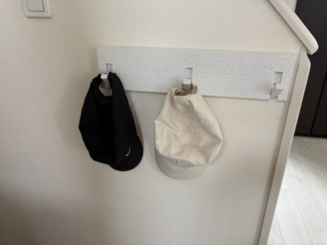 帽子【フック収納で“引っ掛けるだけ”】