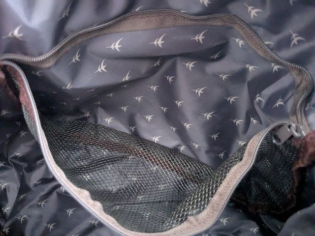 阪急交通社ショルダーバッグ開いたところ