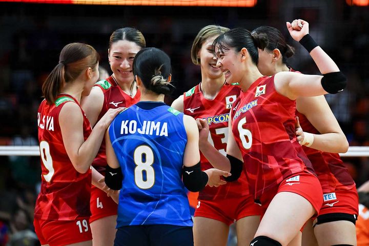 バレー女子日本代表（C）Getty Images