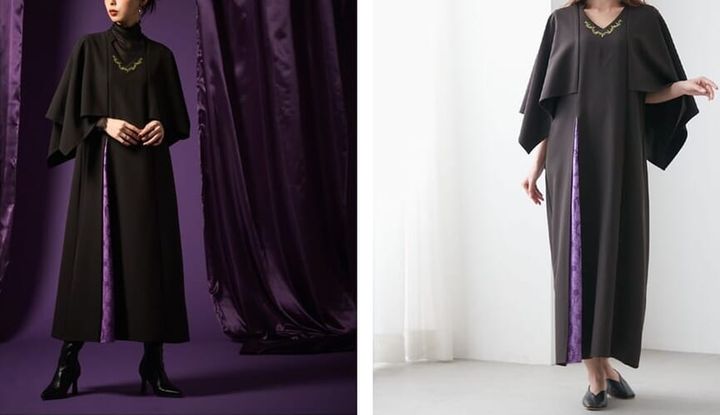 マントドレスワンピース「マレフィセント」